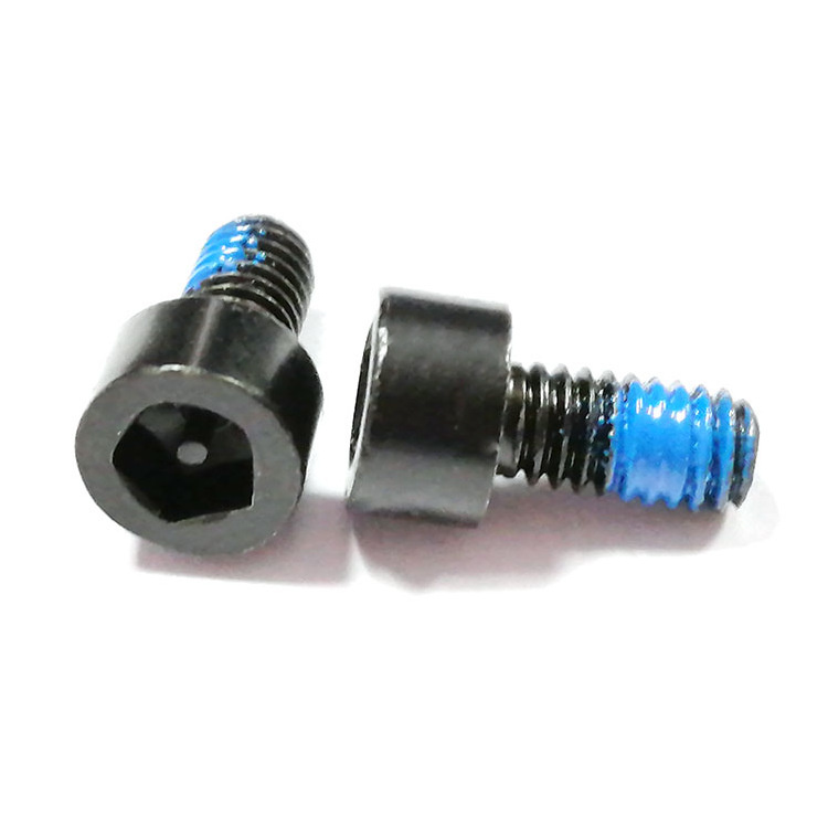 Vít chống trộm bằng thép carbon M4 màu đen có miếng nylon