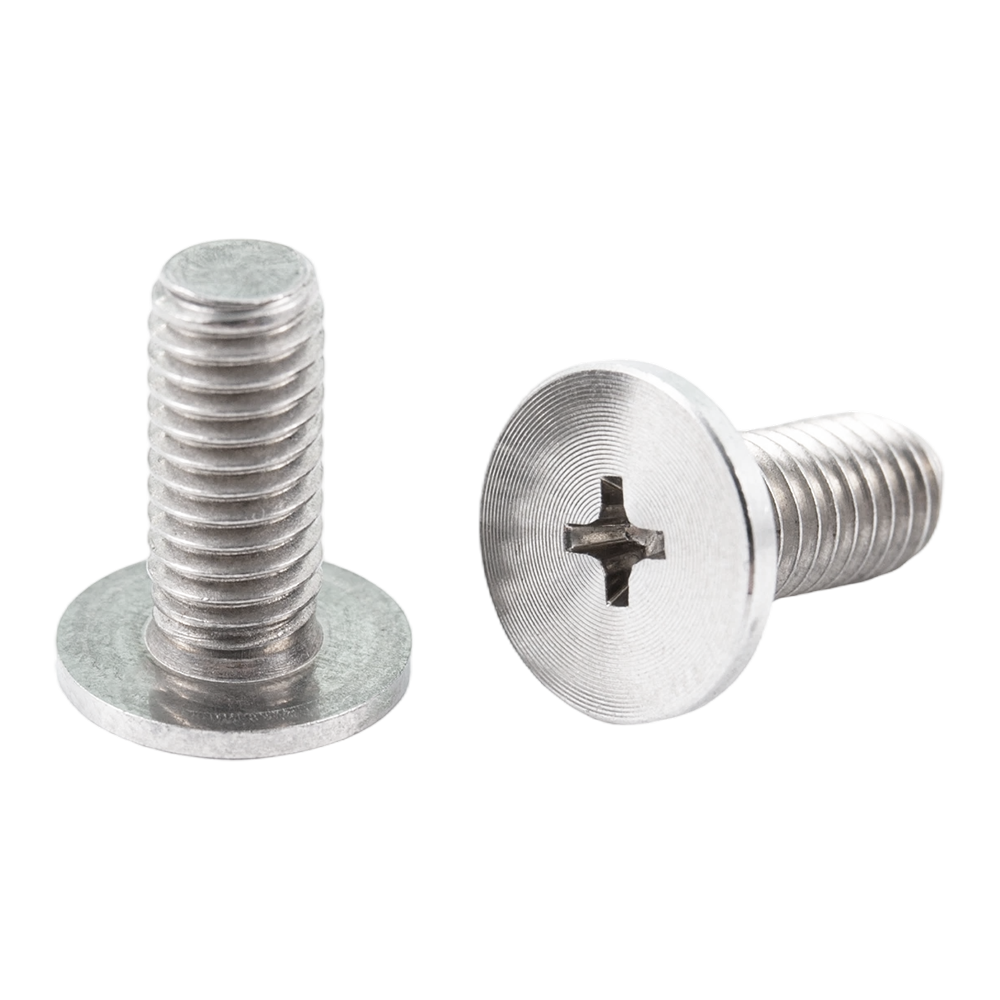 Vít hoa văn CD bằng nhôm đầu phẳng bằng thép không gỉ tùy chỉnh