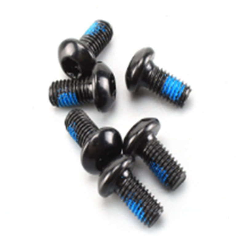 Vít siêu nhỏ đầu tròn bằng thép carbon màu đen có miếng vá nylon Vít siêu nhỏ đầu tròn bằng thép carbon màu đen có miếng vá nylon