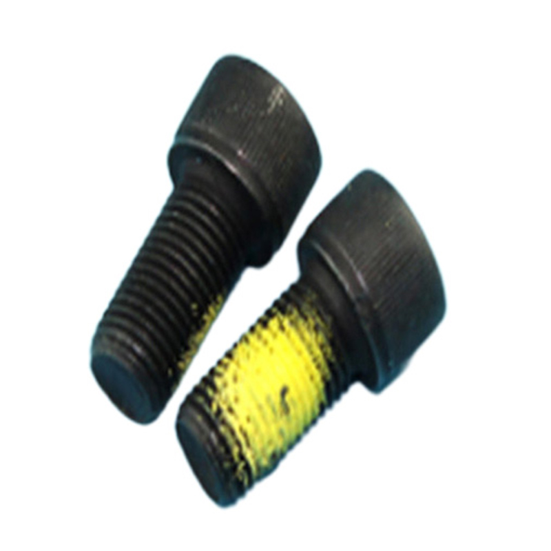 Vít lục giác đầu cốc màu đen có miếng vá nylon Vít lục giác đầu cốc màu đen có miếng vá nylon