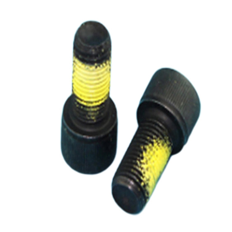 Vít lục giác đầu cốc màu đen có miếng vá nylon Vít lục giác đầu cốc màu đen có miếng vá nylon