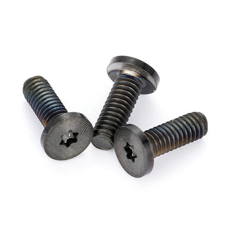 Mẫu CD vít đầu phẳng torx đen PVD