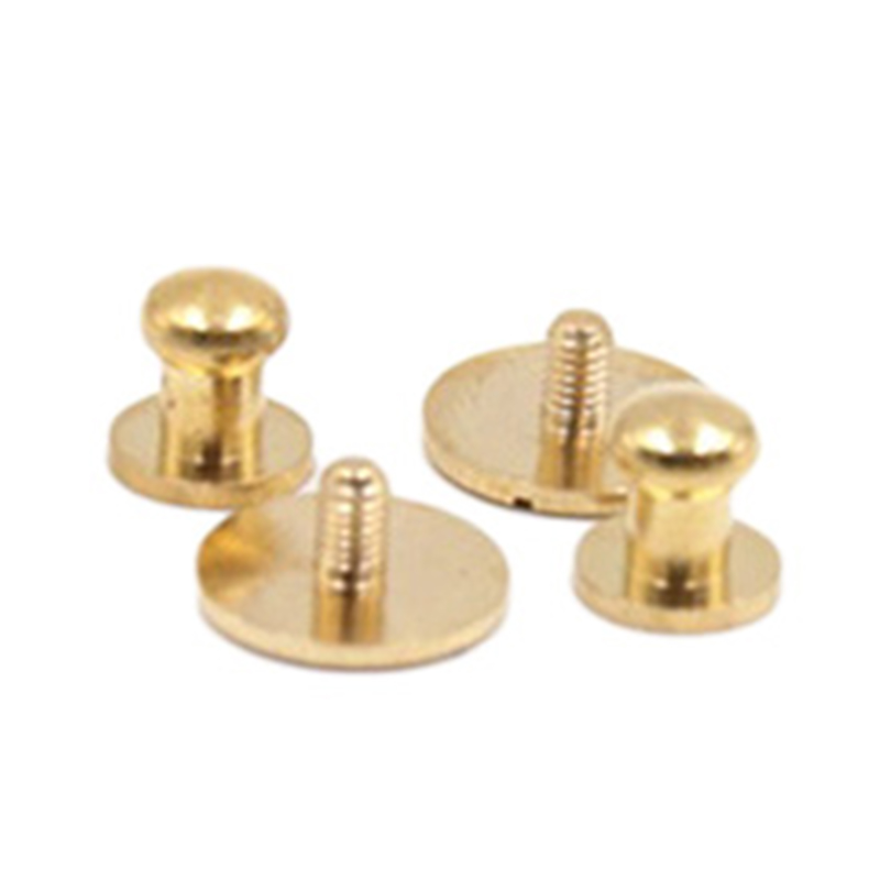 Thiết kế mới Solid Brass Sam Brown Button Stud cho da