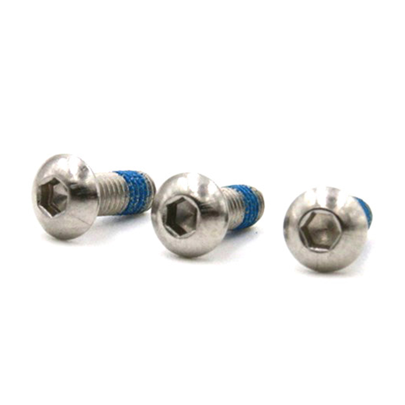 Mặt hàng mới nút đầu hex hsocket mini micro vít với miếng vá nylon Mặt hàng mới nút đầu hex hsocket mini micro vít với miếng vá nylon