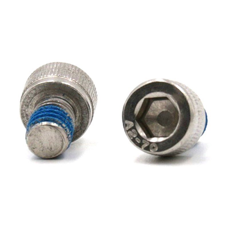 Vít siêu nhỏ đầu cốc bằng thép không gỉ 304 có miếng vá nylon Vít siêu nhỏ đầu cốc bằng thép không gỉ 304 có miếng vá nylon