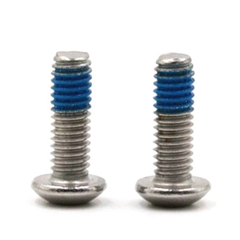 Ổ cắm đầu nút M3X6 vít siêu nhỏ có miếng vá nylon Ổ cắm đầu nút M3X6 vít siêu nhỏ có miếng vá nylon