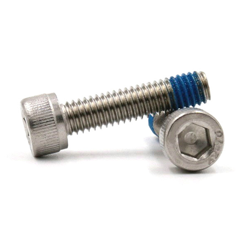 Vít đầu lục giác 18-8 bằng thép không gỉ có miếng vá nylon Vít đầu lục giác 18-8 bằng thép không gỉ có miếng vá nylon