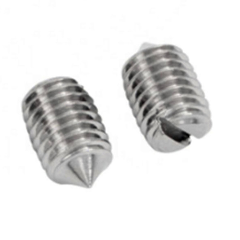 Vít định vị có rãnh hình nón bằng thép không gỉ DIN553 304 316 Vít định vị có rãnh hình nón bằng thép không gỉ DIN553 304 316
