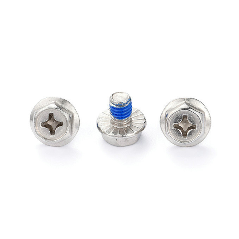 Hex washer head cross small waterproof screw with Nylon patch Hex washer head cross small waterproof screw with Nylon patch