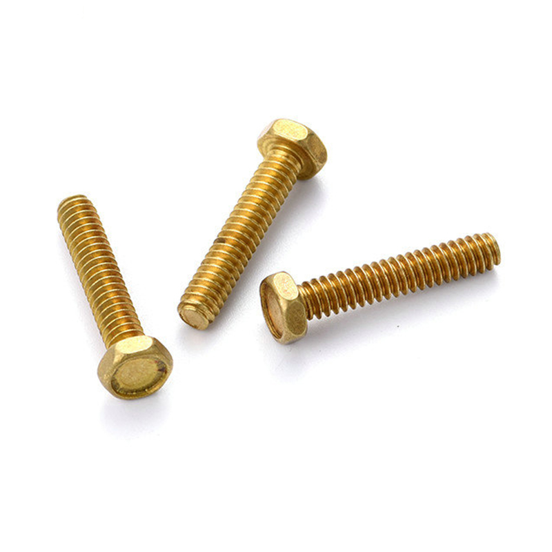 Bu lông đầu lục giác bằng đồng thau nguyên khối DIN933 Bu lông đầu lục giác bằng đồng thau nguyên khối DIN933