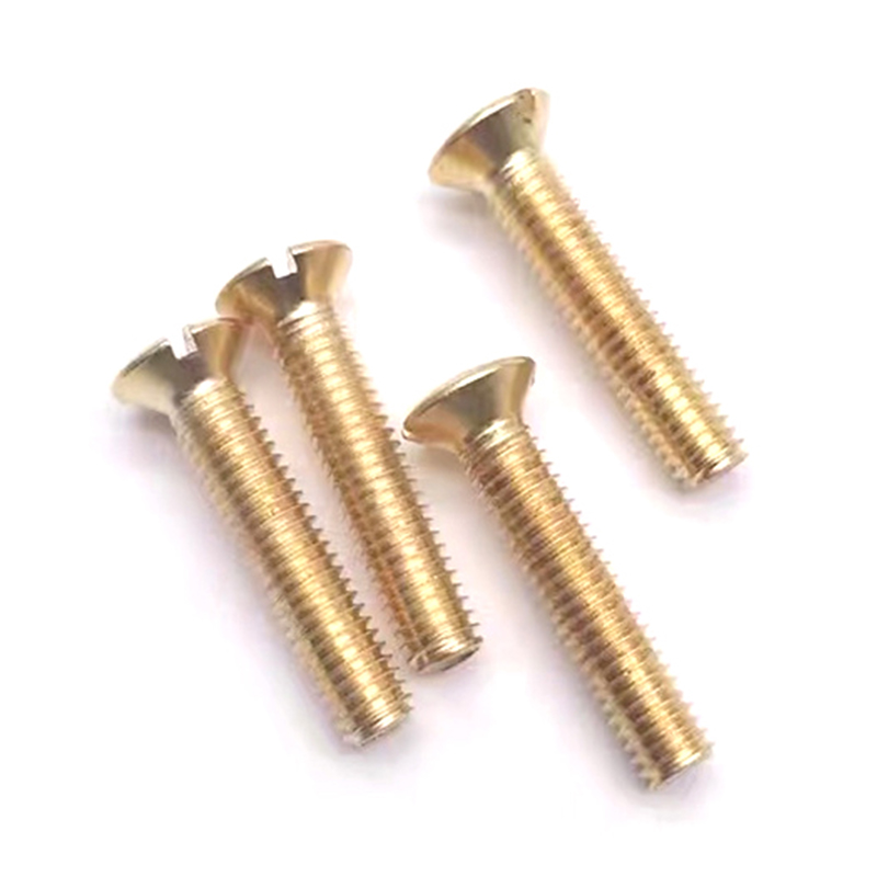 Vít đồ nội thất đầu hình bầu dục bằng đồng thau nguyên khối M6 Vít đồ nội thất đầu hình bầu dục bằng đồng thau nguyên khối M6
