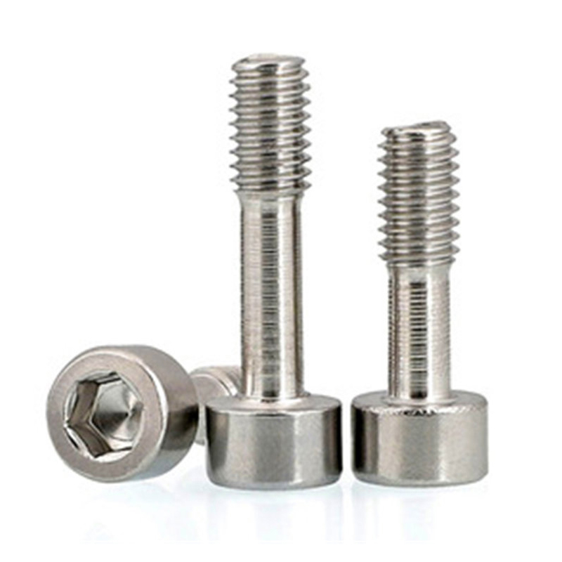 Ổ cắm bằng thép không gỉ có khía đầu vít cố định cho máy móc Ổ cắm bằng thép không gỉ có khía đầu vít cố định cho máy móc