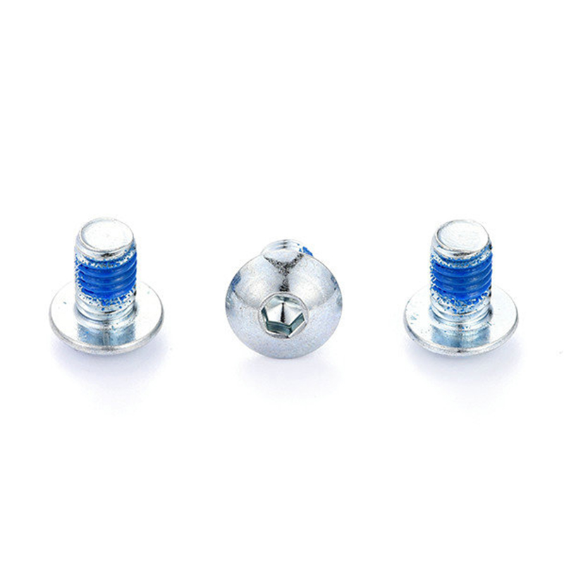 Vít siêu nhỏ đầu lục giác đầu nút M2 có miếng vá nylon Vít siêu nhỏ đầu lục giác đầu nút M2 có miếng vá nylon