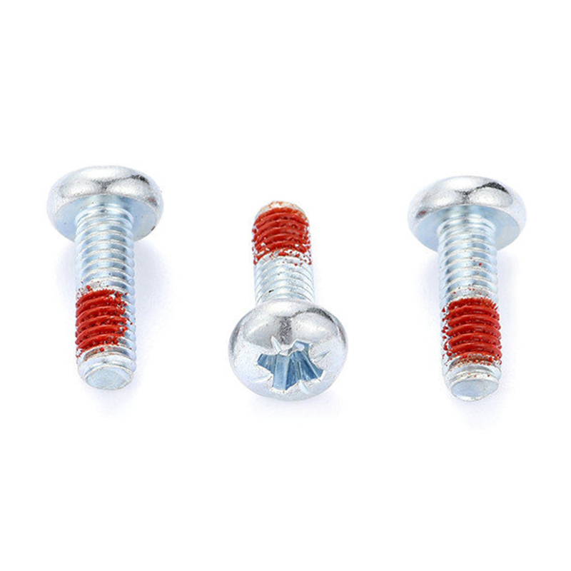 M3 Đầu Pan Máy điều khiển Pozi Vít có miếng nylon màu đỏ