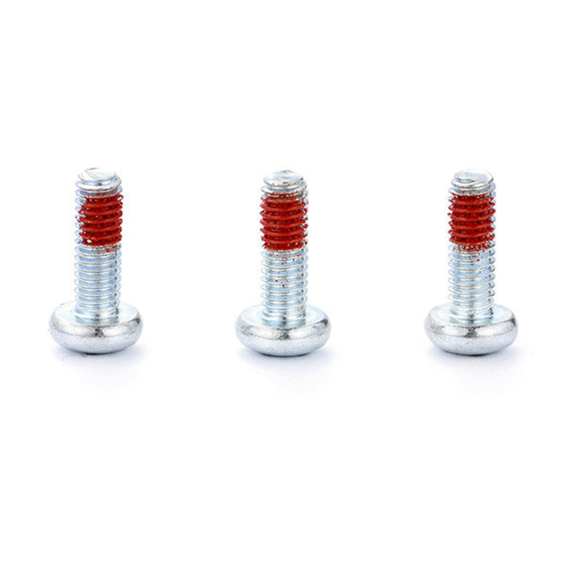 M3 Đầu Pan Máy điều khiển Pozi Vít có miếng nylon màu đỏ M3 Đầu Pan Máy điều khiển Pozi Vít có miếng nylon màu đỏ
