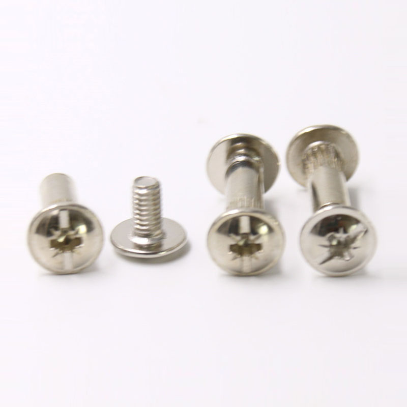 Vít sổ sách tài khoản m5 đầu có khía bằng thép không gỉ tùy chỉnh