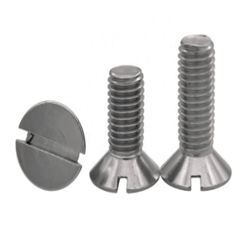Din963 m3 Vít máy có rãnh đầu chìm bằng thép không gỉ