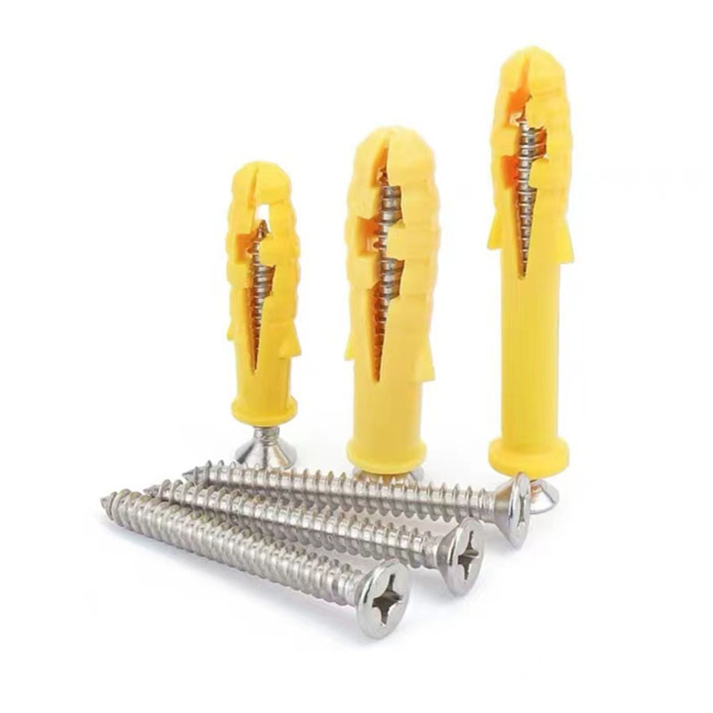 Vít mở rộng đầu phẳng bằng nhựa nylon M6 bằng thép không gỉ